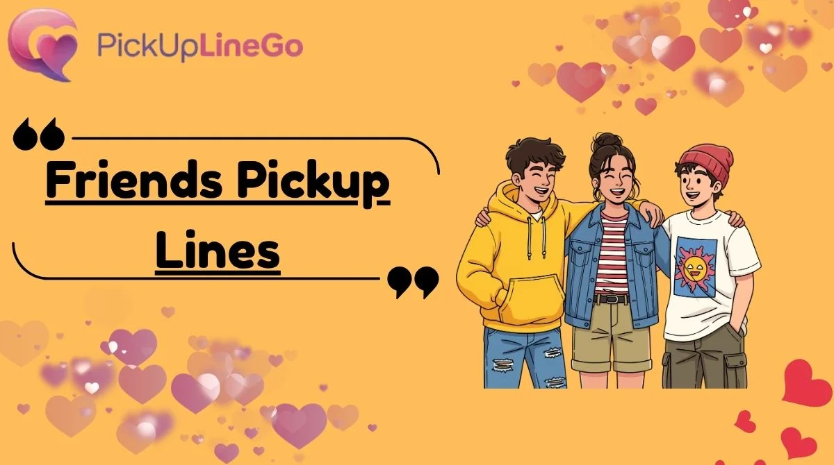 Friends Pickup Lines