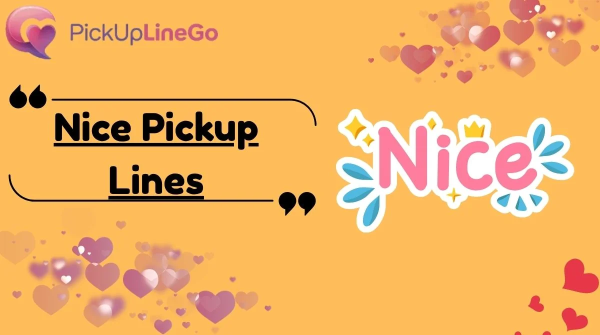Nice Pickup Lines